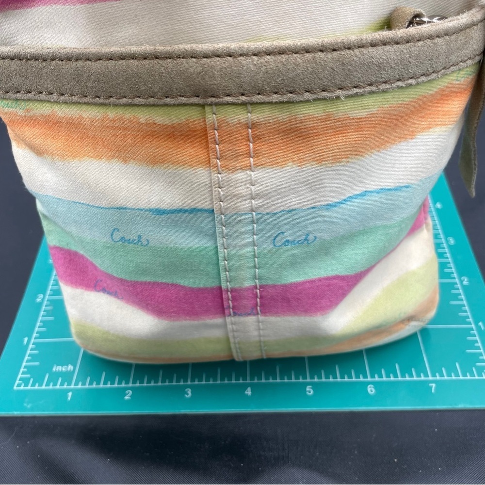Coach Pastel Striped Cross Body - Picture 4 of 7